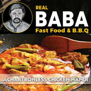 Chicken Boneless Achari Handi