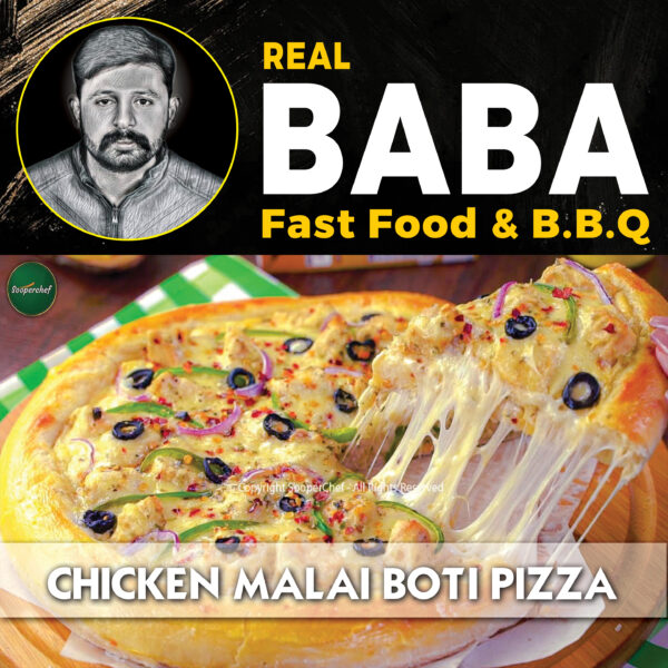Malai Boti Pizza SML